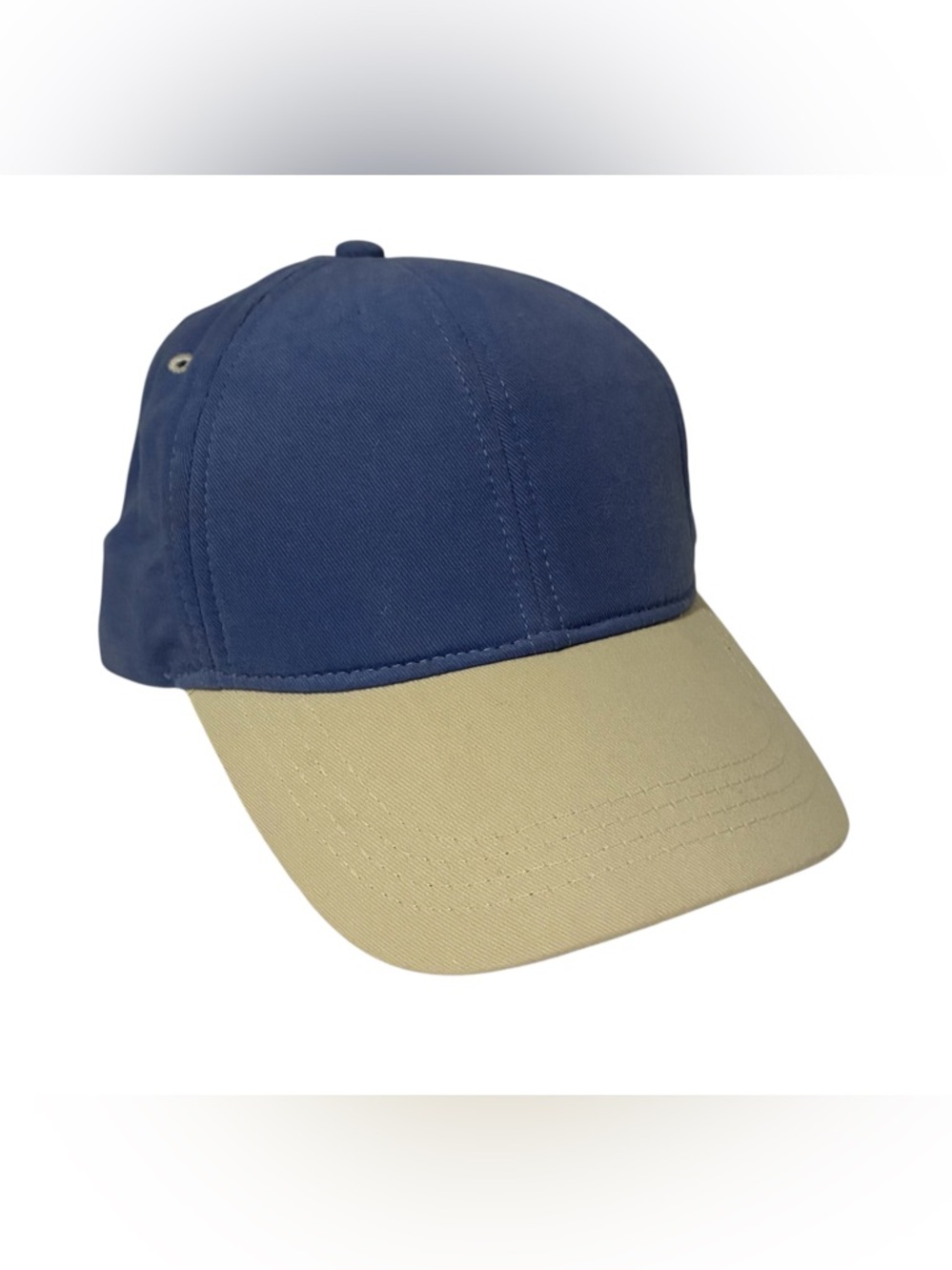*FREE WITH PURCHASE* BALL CAP BLUE BEIGE UNISEX ADULT